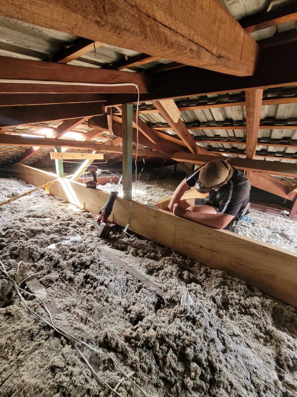 Just-in-timber wall removal project.