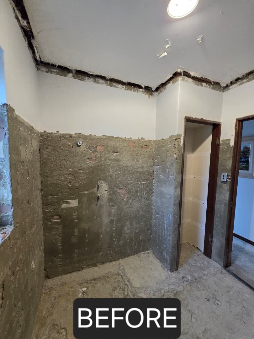 Just-in-timber wall removal project.