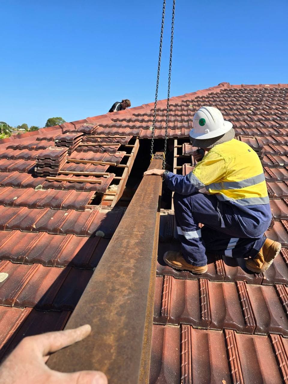 Just-in-timber wall removal project.