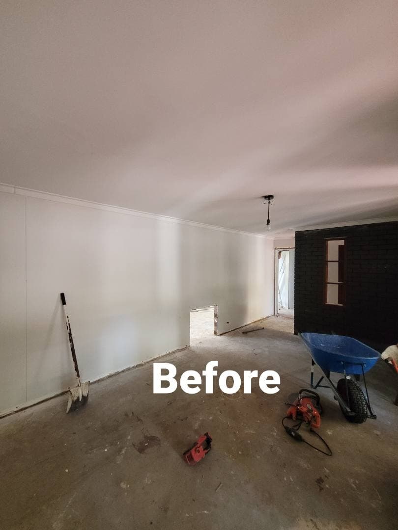 Just-in-timber wall removal project.