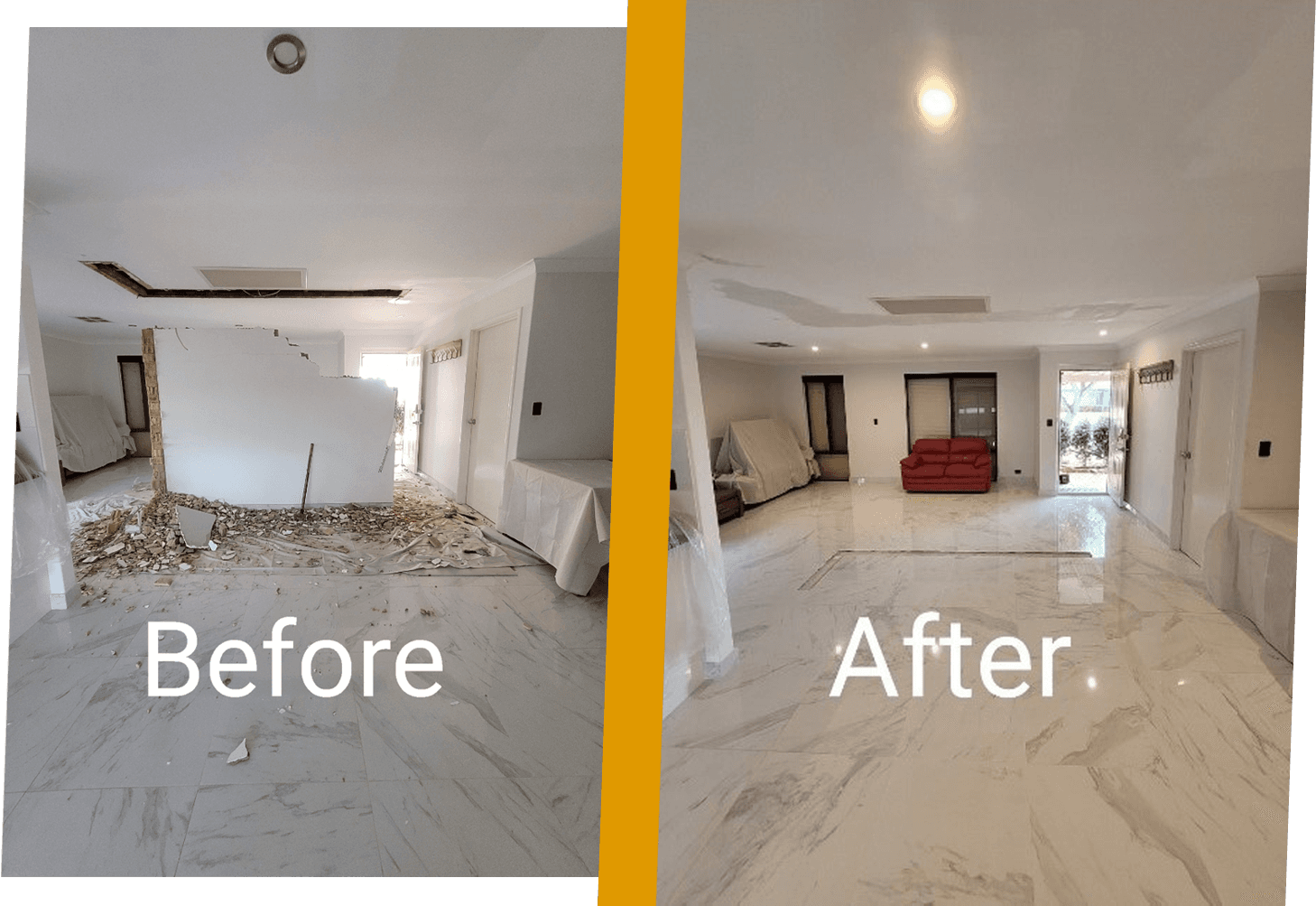 Just-in-timber wall removal project.