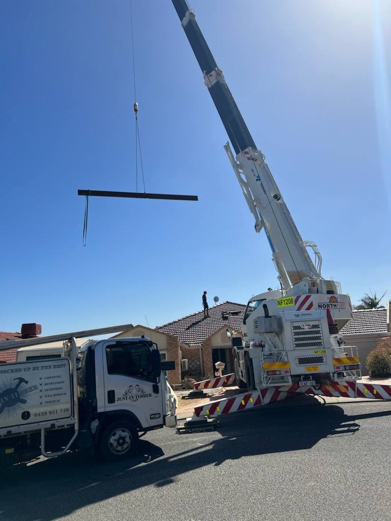 Just-in-timber wall removal project.